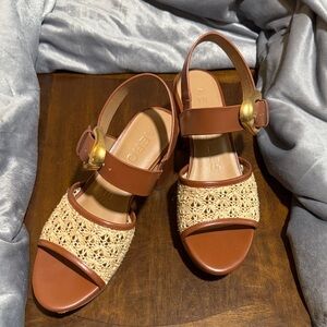 AEROSOLES Women's Wicker Sandals